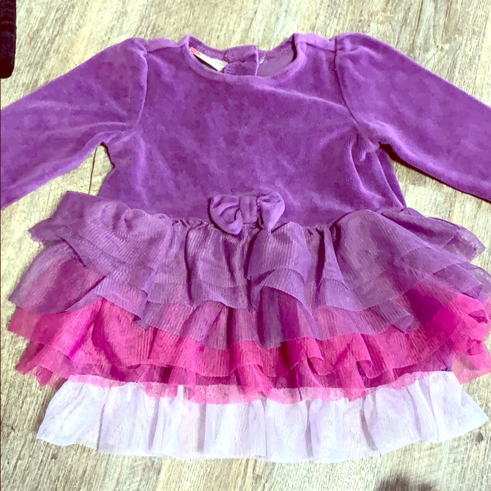 Little girls ruffle 3/6m dress